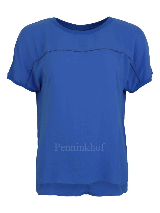 Marc Cain shirts PS5522 W42 Blauw bij Penninkhofmode.nl