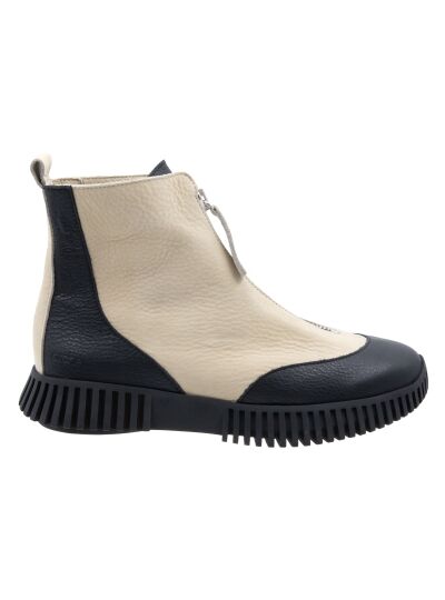 Arche Enkellaarsje noir/faience HAVZIP