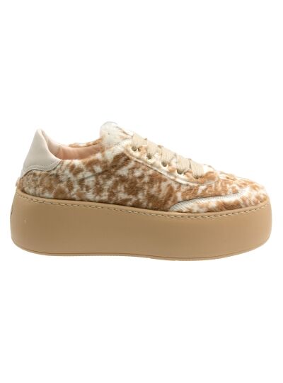 AGL Sneaker camel VIBE LACE UP AGL Sneaker camel VIBE LACE UP
