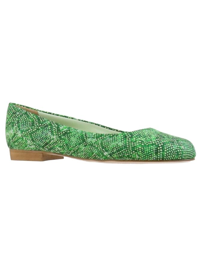 Alba Teci ballerina's 10207 Groen bij Penninkhofmode.nl