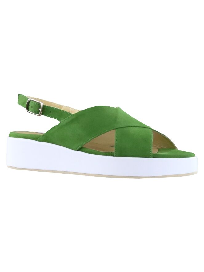 Cervone sandalen 3041 Groen bij Penninkhofmode.nl