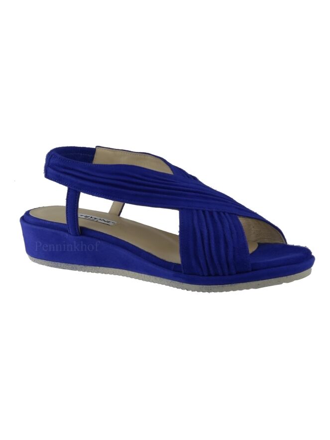 Preek blozen West Cervone sandalen 2071 Blauw bij Penninkhofmode.nl