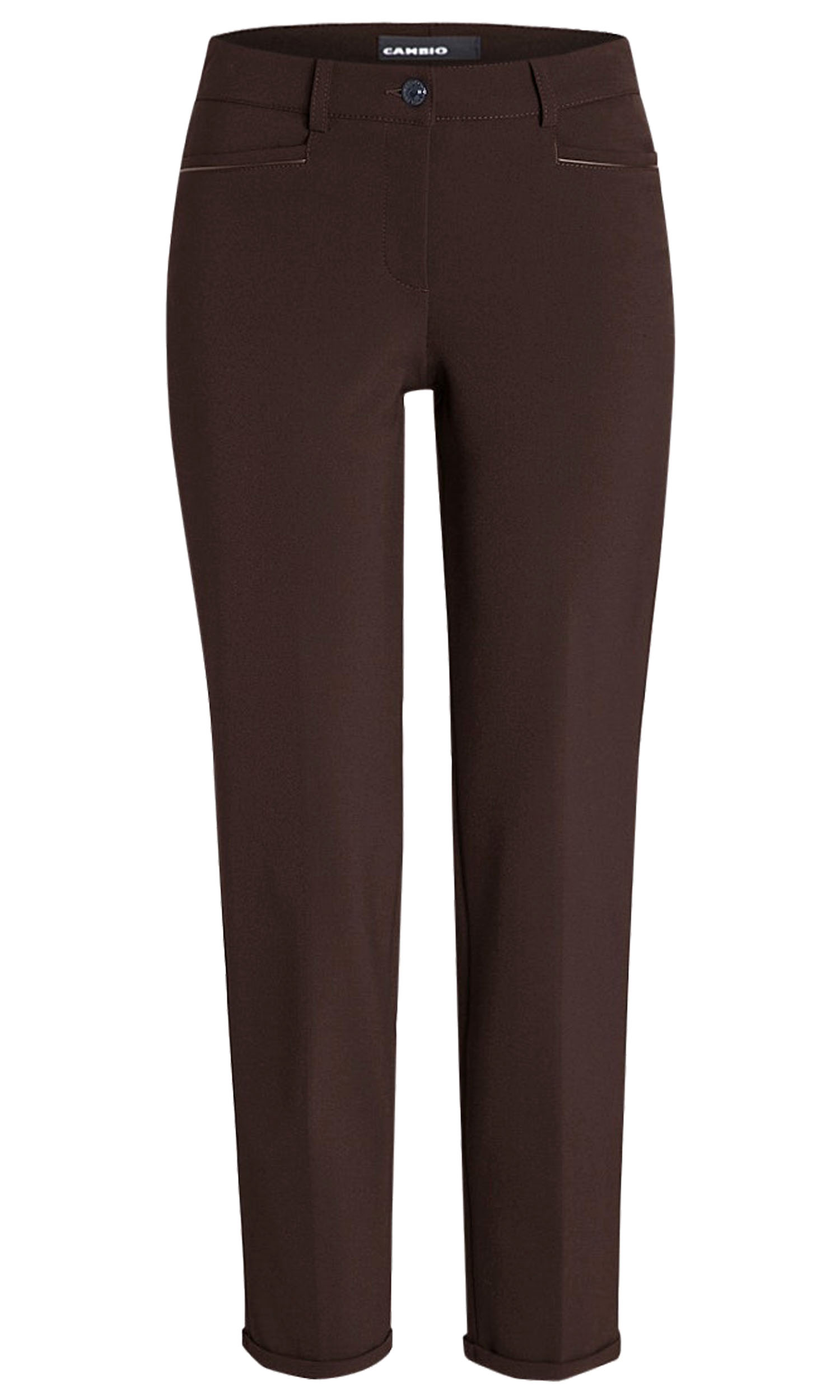 Cambio trousers RENIRA 6111-0285-11 Brown by Penninkhoffashion.com