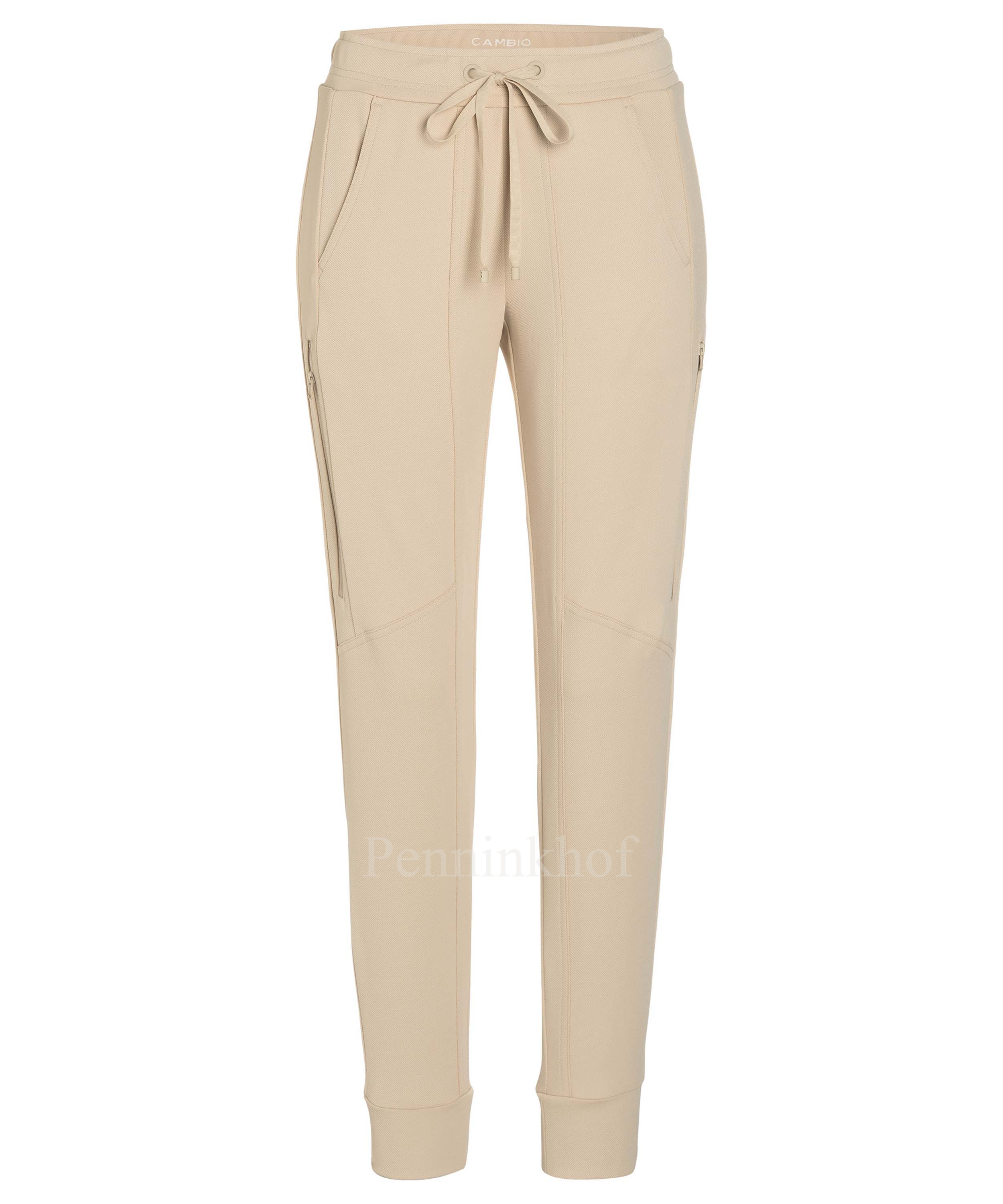 Cambio trousers JORDAN 6337-0390-11 Beige by Penninkhoffashion.com