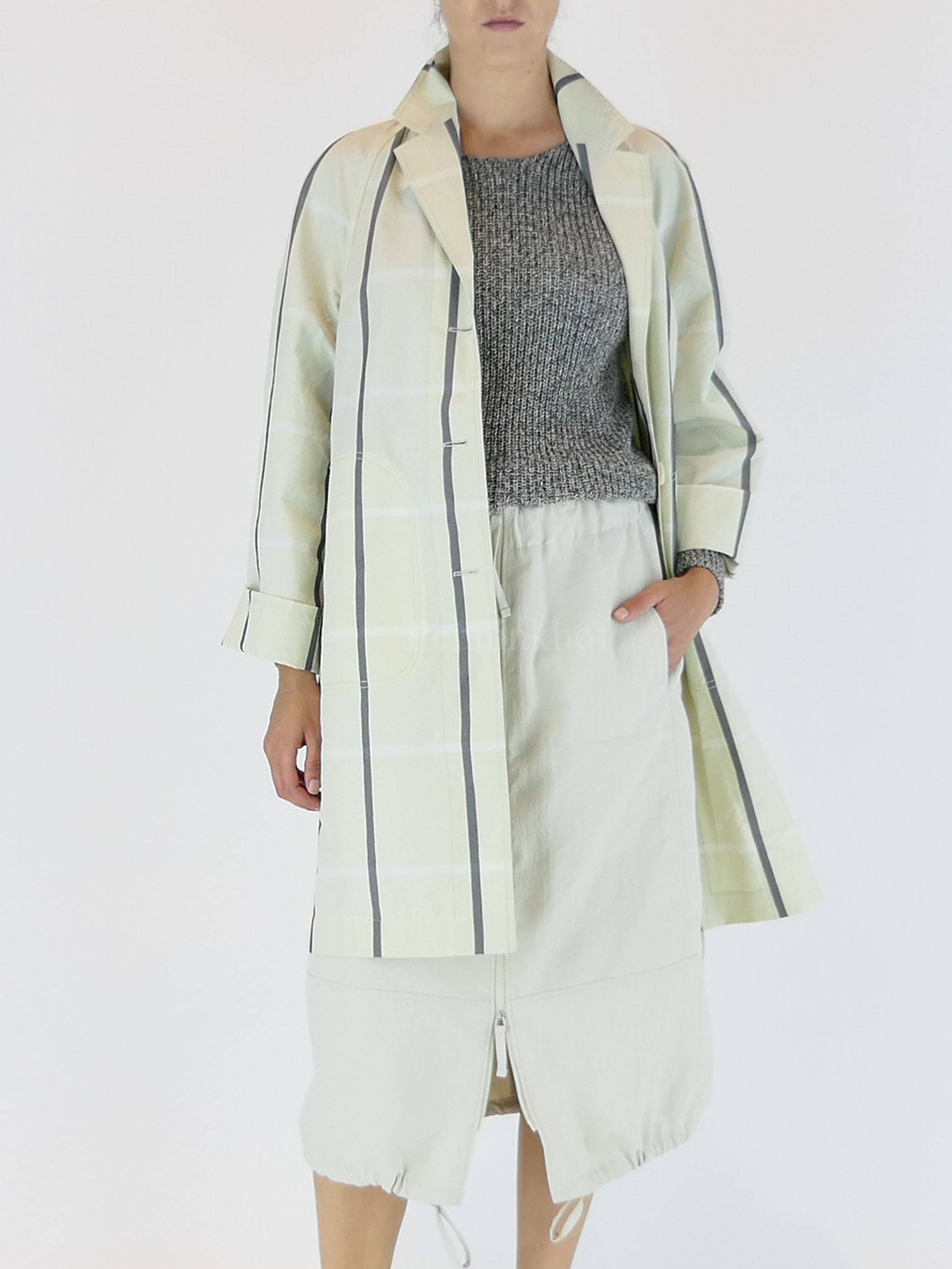 Annette Görtz coats GLAD 34114 Beige bij Penninkhofmode.nl
