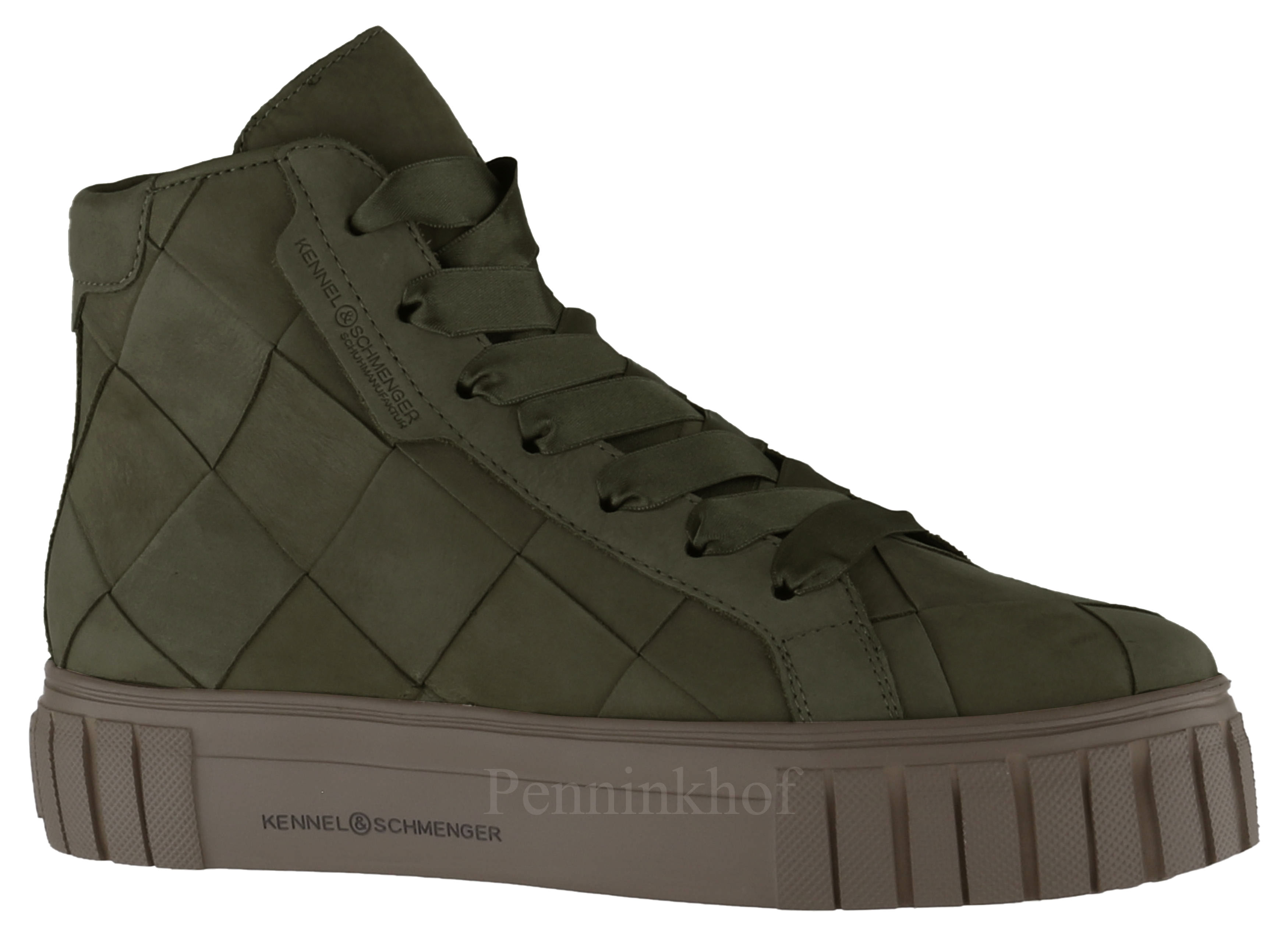 platform Iedereen medeleerling Kennel & Schmenger sneakers 61 27830 Groen bij Penninkhofmode.nl